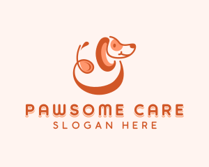 Veterinarian - Dachshund Pet Veterinarian logo design