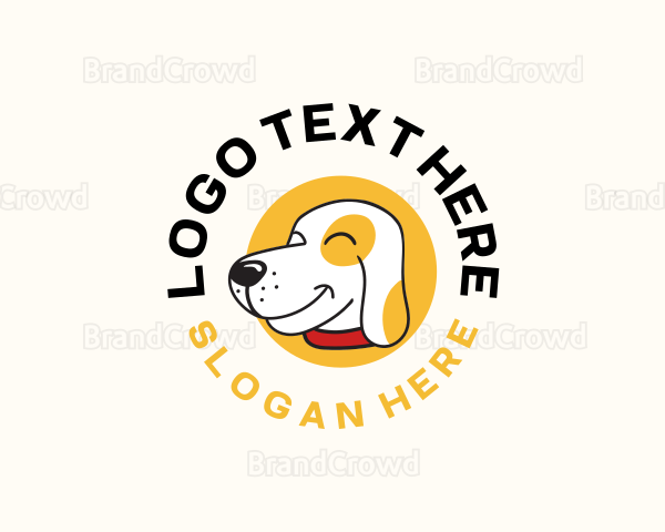 Dog Pet Grooming Logo