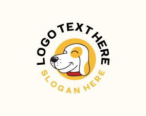 Siberian Husky - Dog Pet Grooming logo design
