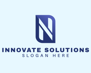 Start Up - Generic Brand Letter N logo design