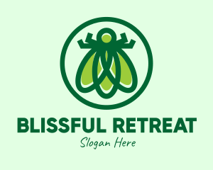 Pest Control - Green Fly Insect logo design