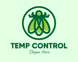 Green Fly Insect logo design