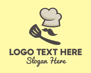 Food Blog - Chef Hat Diner Restaurant logo design