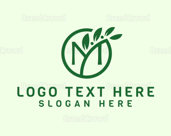 Organic Plant Nature Logo