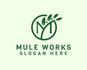 Organic Plant Nature logo design