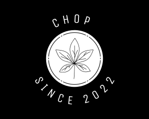 Therapy - Organic Marijuana Leaf logo design