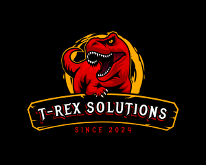 Tyrannosaurus - Dinosaur Wild T-Rex logo design