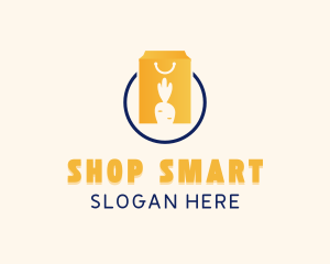 Shopping - Carrot Grocery Shopping logo design