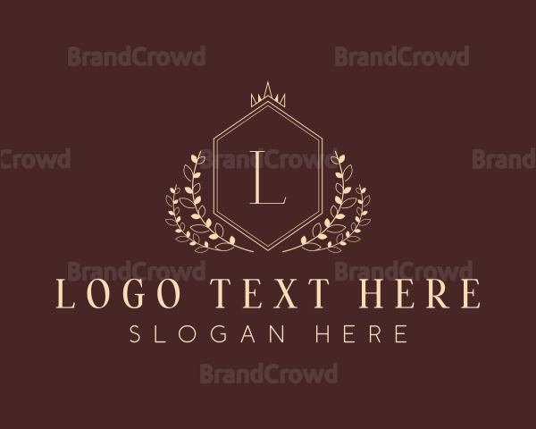 Elegant Hexagon Shield Logo