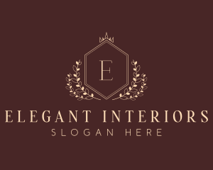 Elegant Hexagon Shield logo design