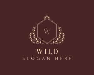 Royal - Elegant Hexagon Shield logo design