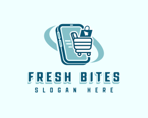 Pushcart - Online Shopping Cart logo design