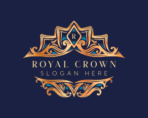 Elegant Royal Crown logo design