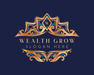 Elegant Royal Crown logo design