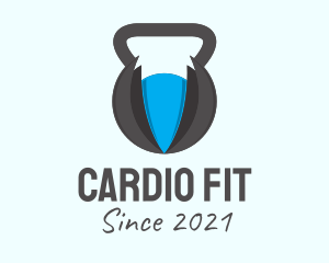 Cardio - Physical Gym Kettlebell logo design