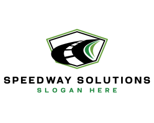 Road - Highway Road Shield logo design