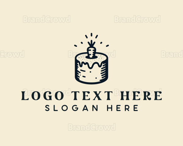 Dessert Carrot Cake Logo