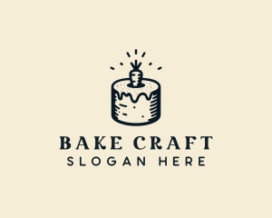 Dessert Carrot Cake logo design