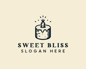 Dessert Carrot Cake logo design