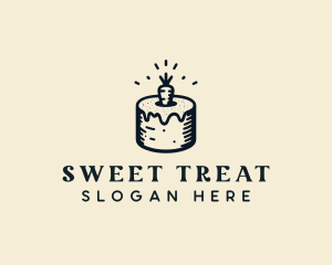 Dessert Carrot Cake logo design