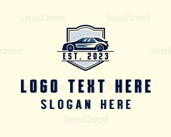 Sports Car Vehicle Logo