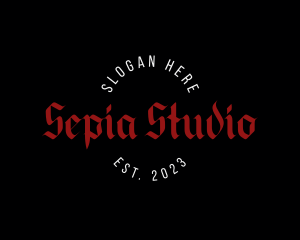 Gothic Masculine Studio logo design