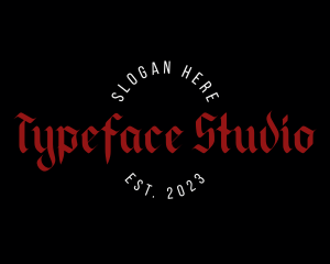 Gothic Masculine Studio logo design