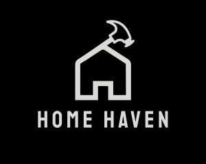House - Hammer House Roof logo design