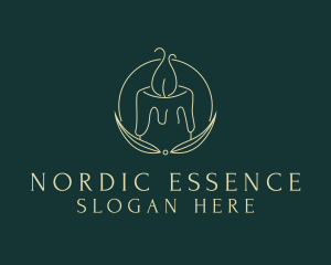 Candlelight Wellness Spa logo design