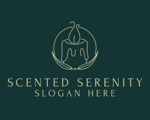 Incense - Candlelight Wellness Spa logo design