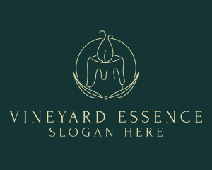 Candlelight Wellness Spa logo design