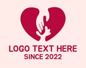 Children - Children Charity Heart logo design