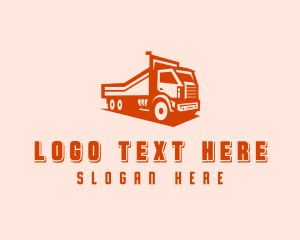 Truck - Transport Cargo Trucking logo design