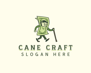 Cane - Money Cash Guy logo design