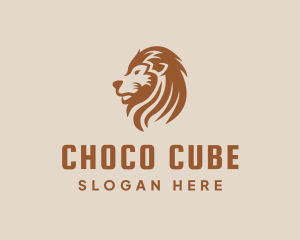 Cougar - Brown Lion Mane logo design