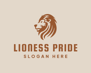 Brown Lion Mane logo design