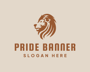 Brown Lion Mane logo design