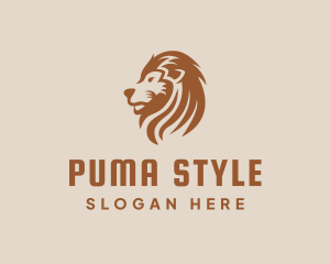 Brown Lion Mane logo design