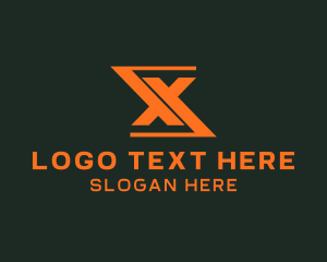 Startup Financial Letter ZX Company logo design