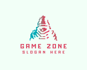 Pixel Gaming Dwarf logo design