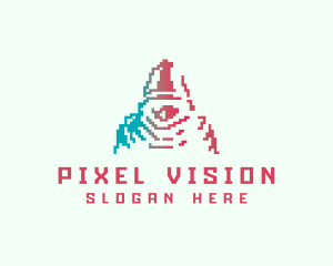 Pixel Gaming Dwarf logo design