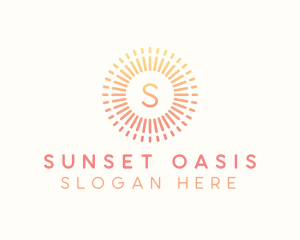 Gradient Solar Energy Letter logo design