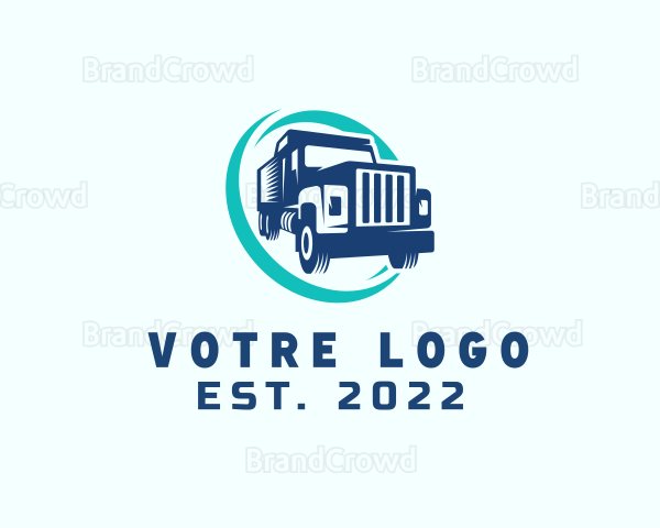 Farm Truck Vehicle Logo