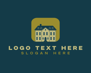 Heritage - Property Mansion Villa logo design