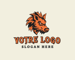 Wild Boar Warthog Logo