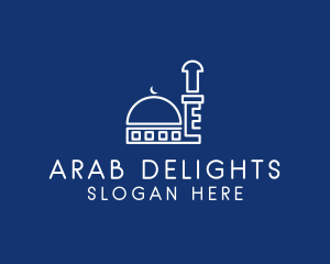 Arab - Arabic Temple Outline logo design