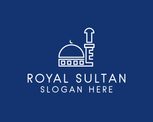 Sultan - Arabic Temple Outline logo design