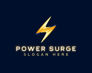 Motion Lightning Bolt logo design