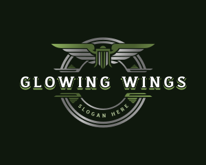 Modern Military Wings  logo design