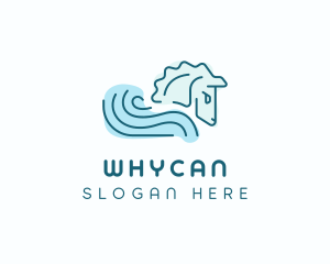 Water Wave Horse Logo